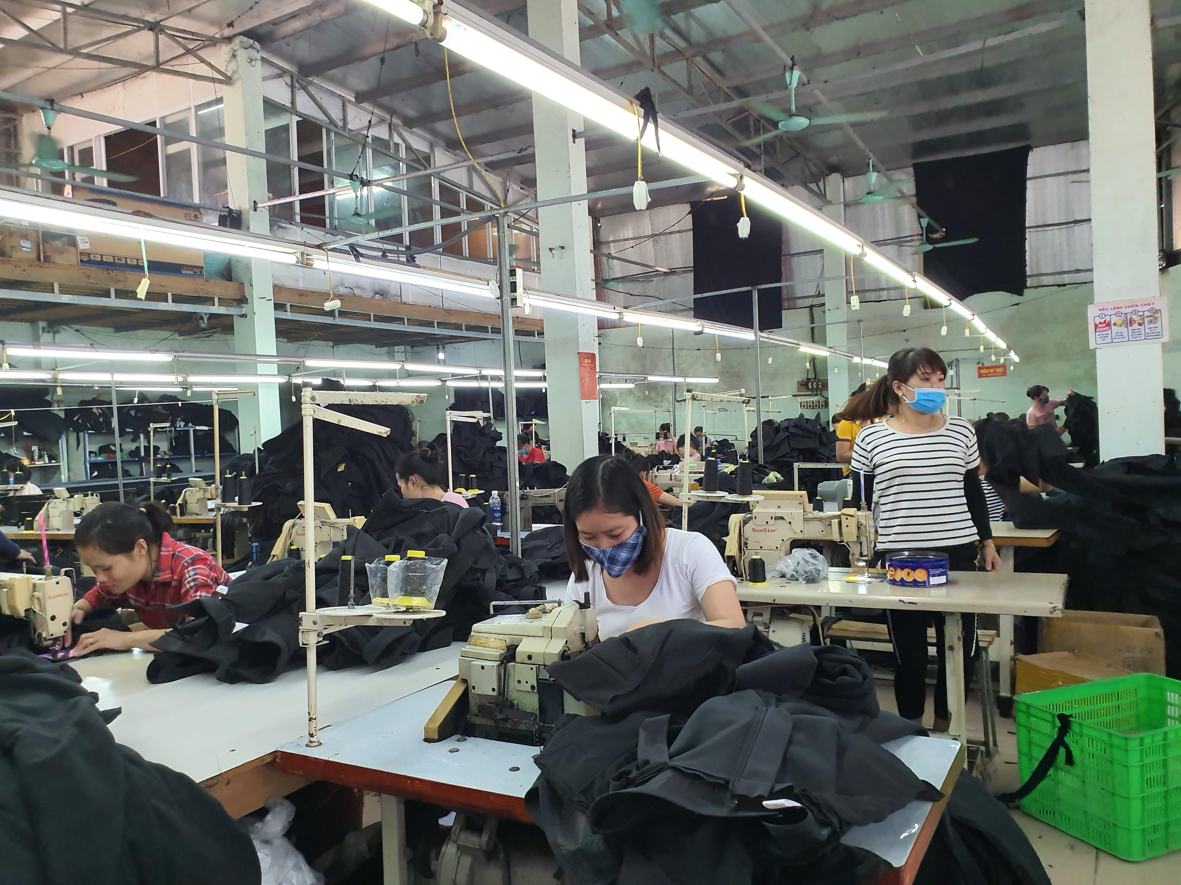 Công ty may tại Diễn Cát - Diễn Châu thu hút trên 1500 lao động. Ảnh tư liệu của P.V