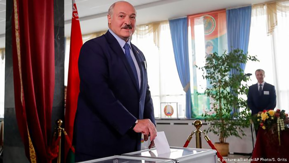 Tổng thống Belarus Alexander Lukashenko. Ảnh: AP