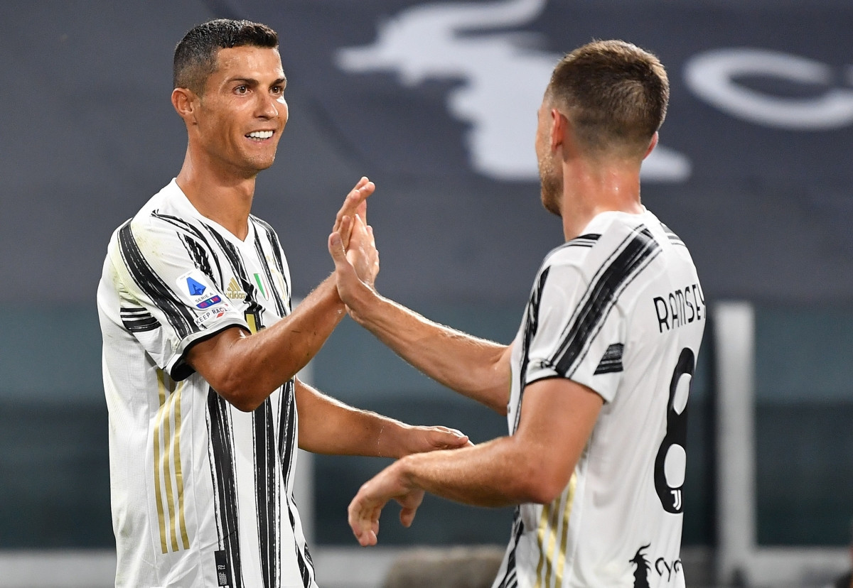 Ronaldo ghi một bàn và kiến tạo một bàn giúp Juve thắng lớn ngày ra mắt của HLV Pirlo. (Ảnh: Getty)