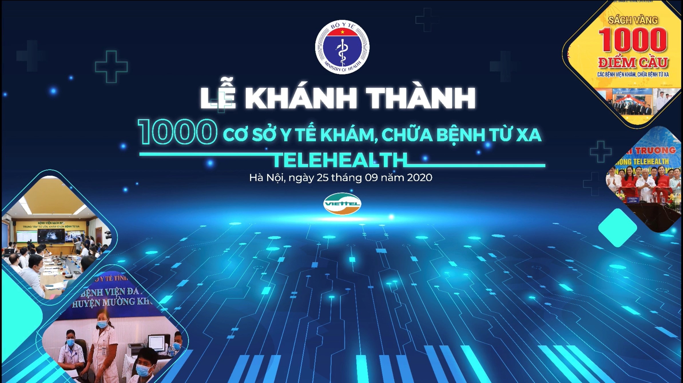 Lễ khánh thành 1.000 cơ sở y tế khám, chữa bệnh từ xa Telehealth.