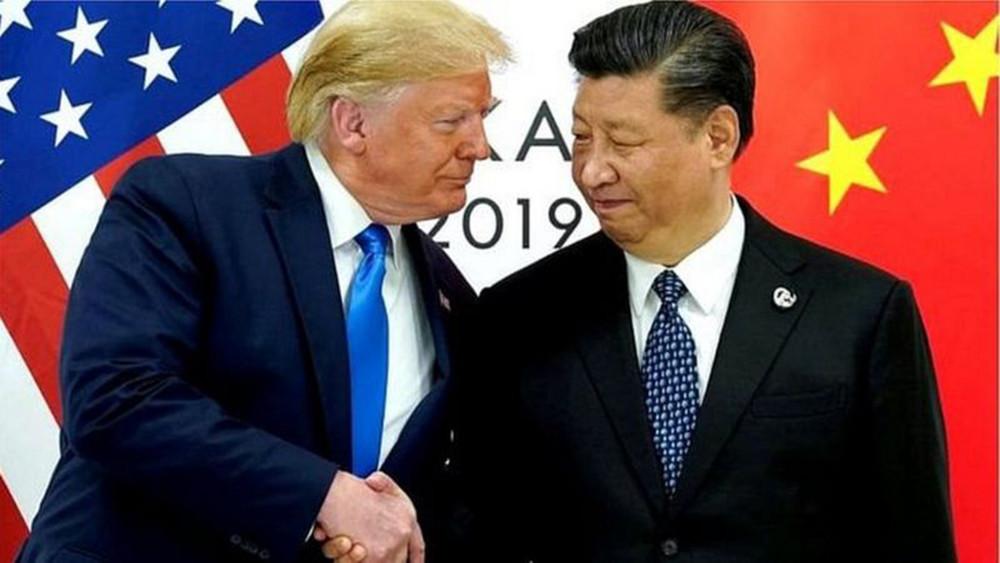 Chủ tịch Trung Quốc Tập Cận Bình gặp gỡ Tổng thống Mỹ Donald Trump tại Thượng đỉnh G20 tại Osaka, Nhật Bản hôm 29/6/2019. Ảnh: Getty Images