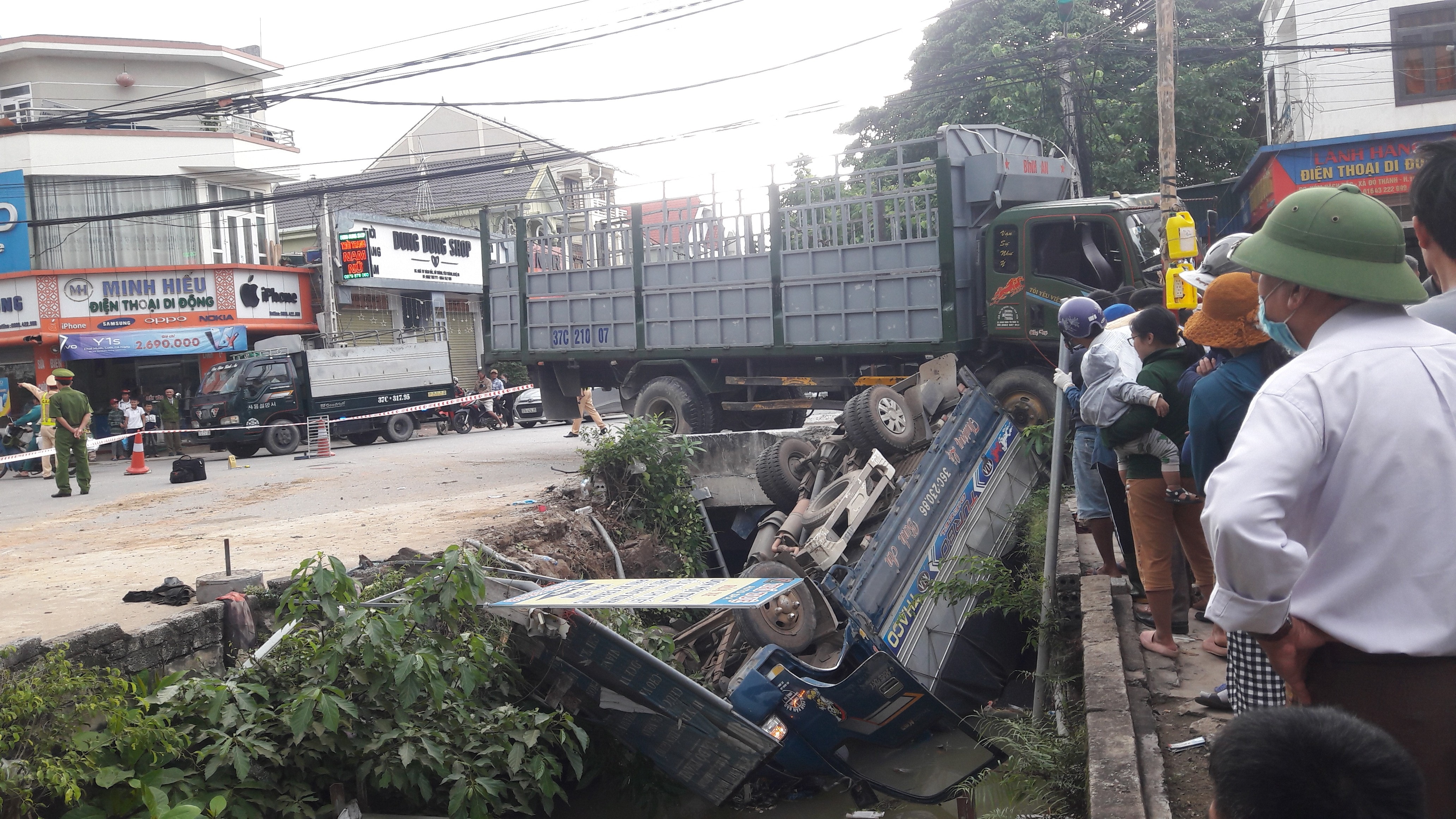 Hiện trường nơi xảy ra sự việc. Ảnh: Đức Thành