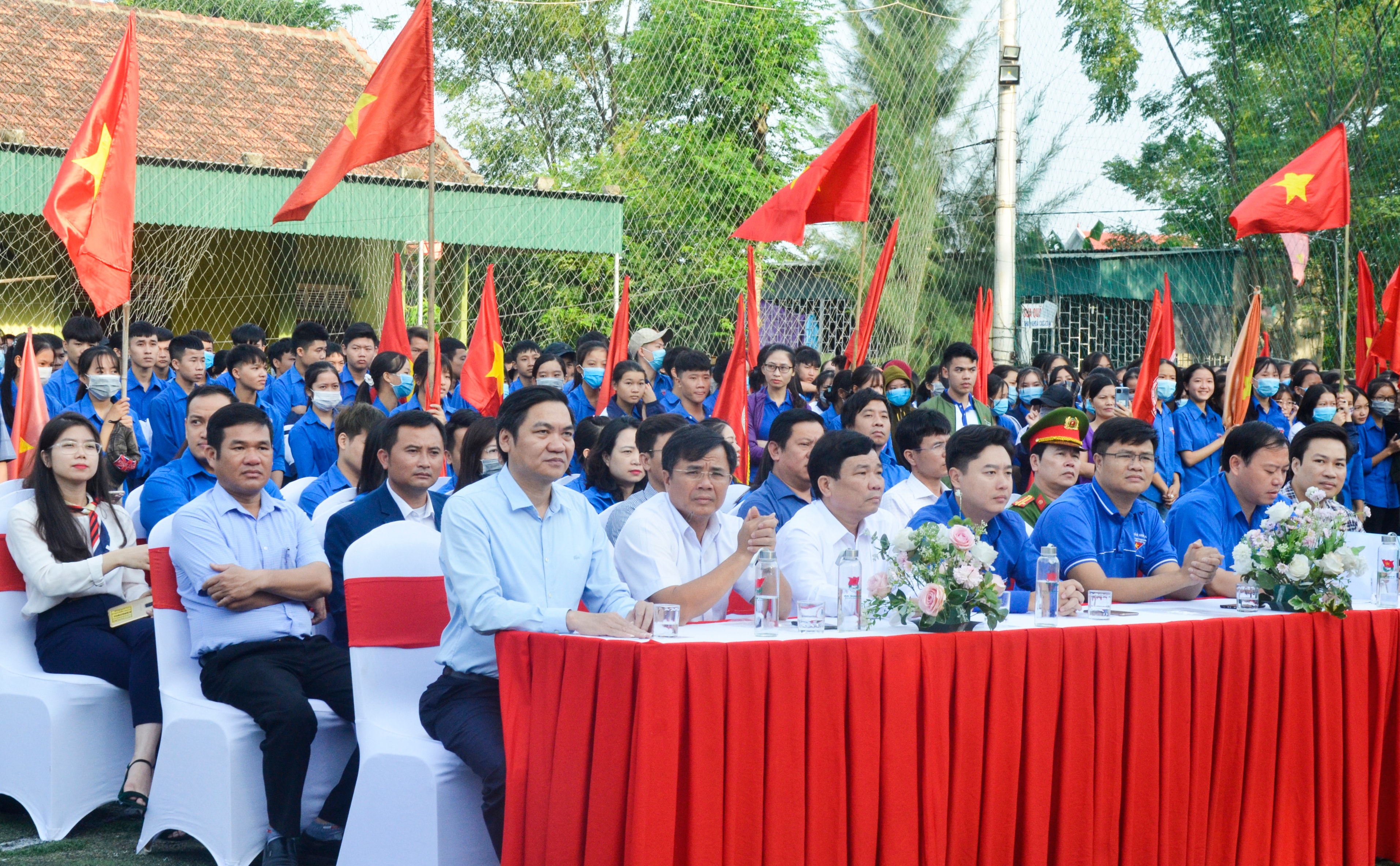 Các đại biểu tham dự buổi lễ. Ảnh: Thanh Lê
