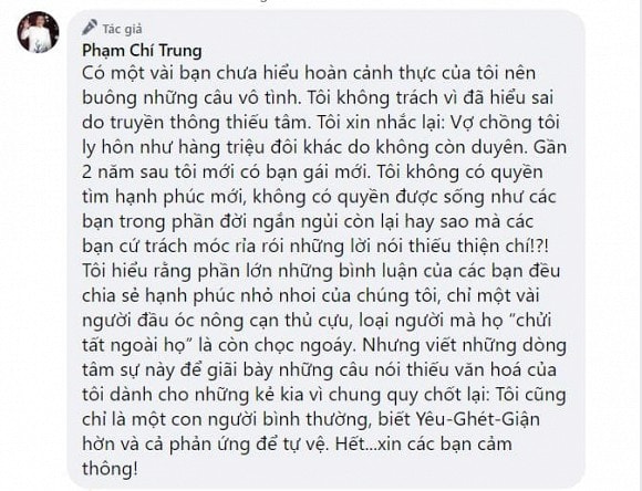 Chi Trung đáp trả anti-fan.