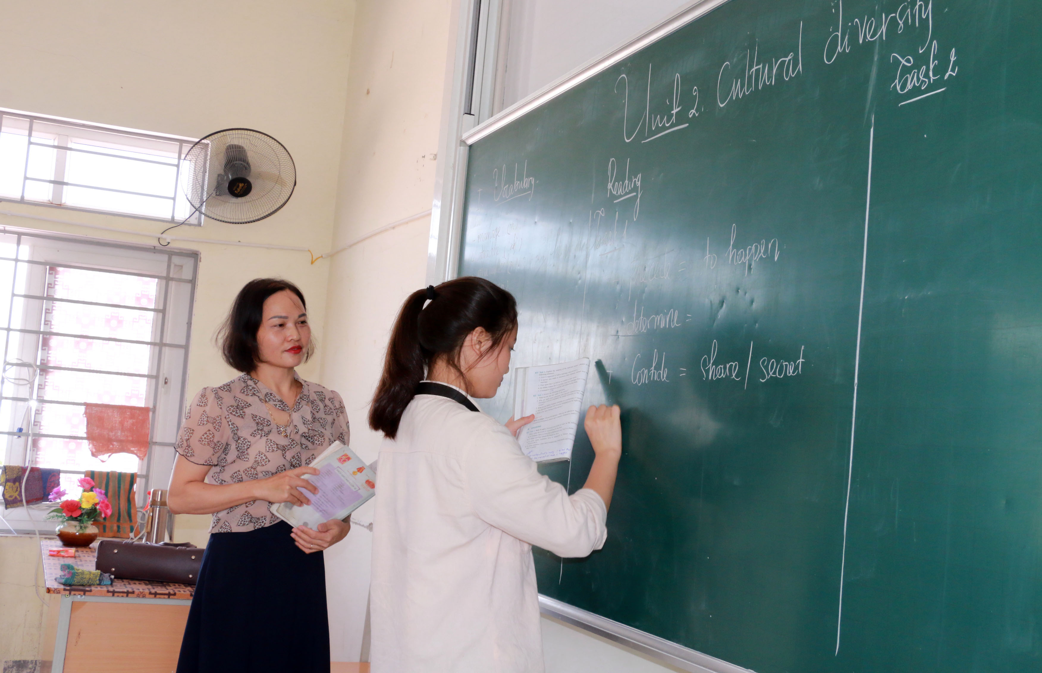 Thực hiện đề án ngoại ngữ Nghệ An sẽ tiến hành khảo sát, đánh giá lại toàn bộ đội ngũ giáo viên. Ảnh: Mỹ Hà