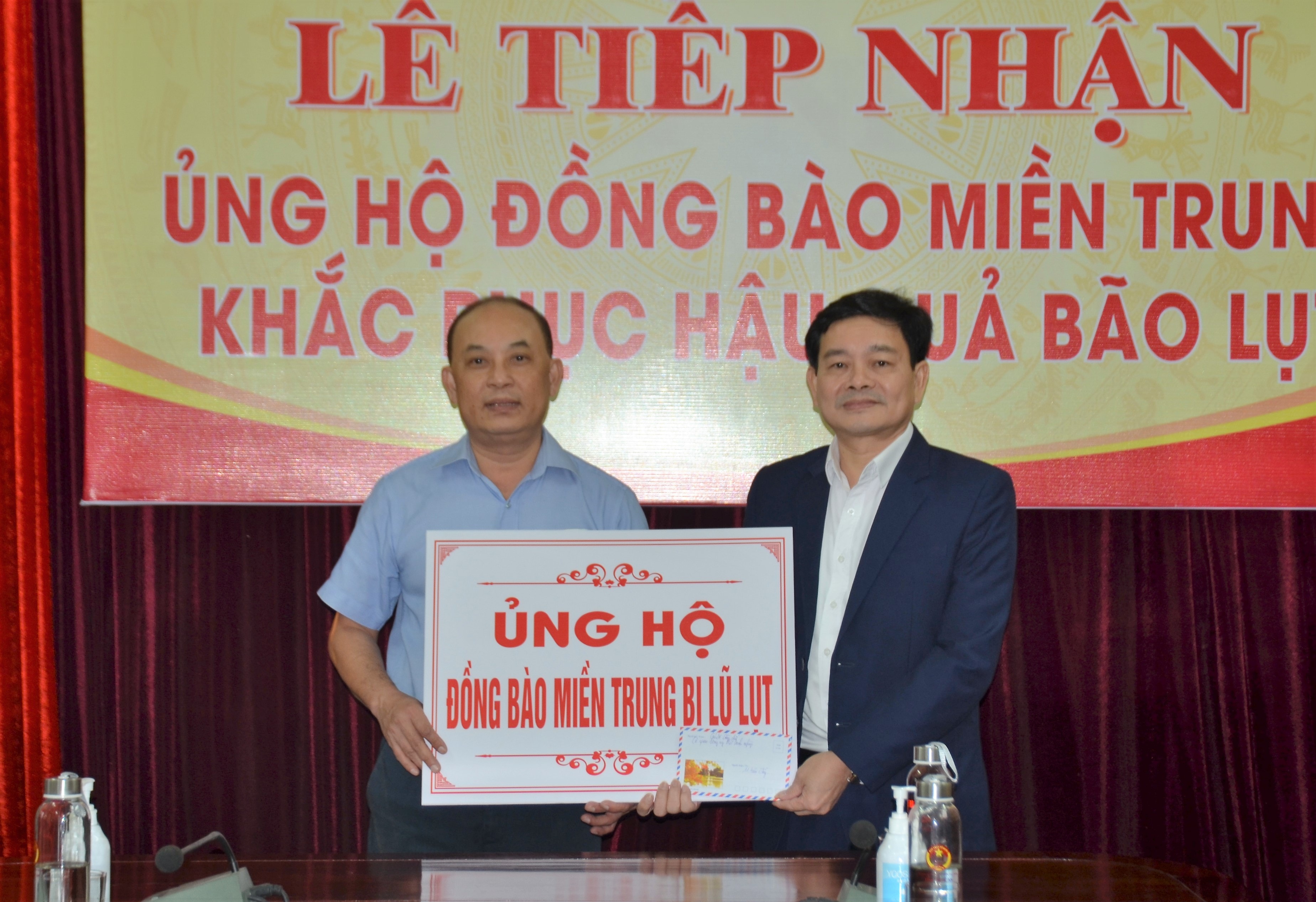 MTTQ tỉnh Nghệ An tiếp nhận ủng hộ