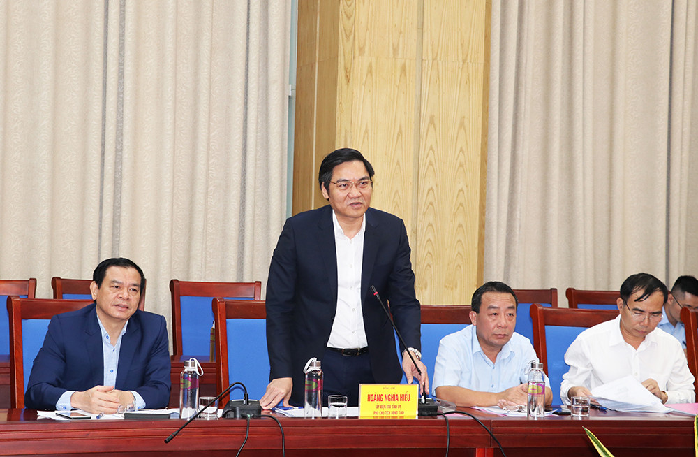 Đồng chí Hoàng Nghĩa Hiếu - Phó Chủ tịch UBND tỉnh Nghệ An khẳng định 