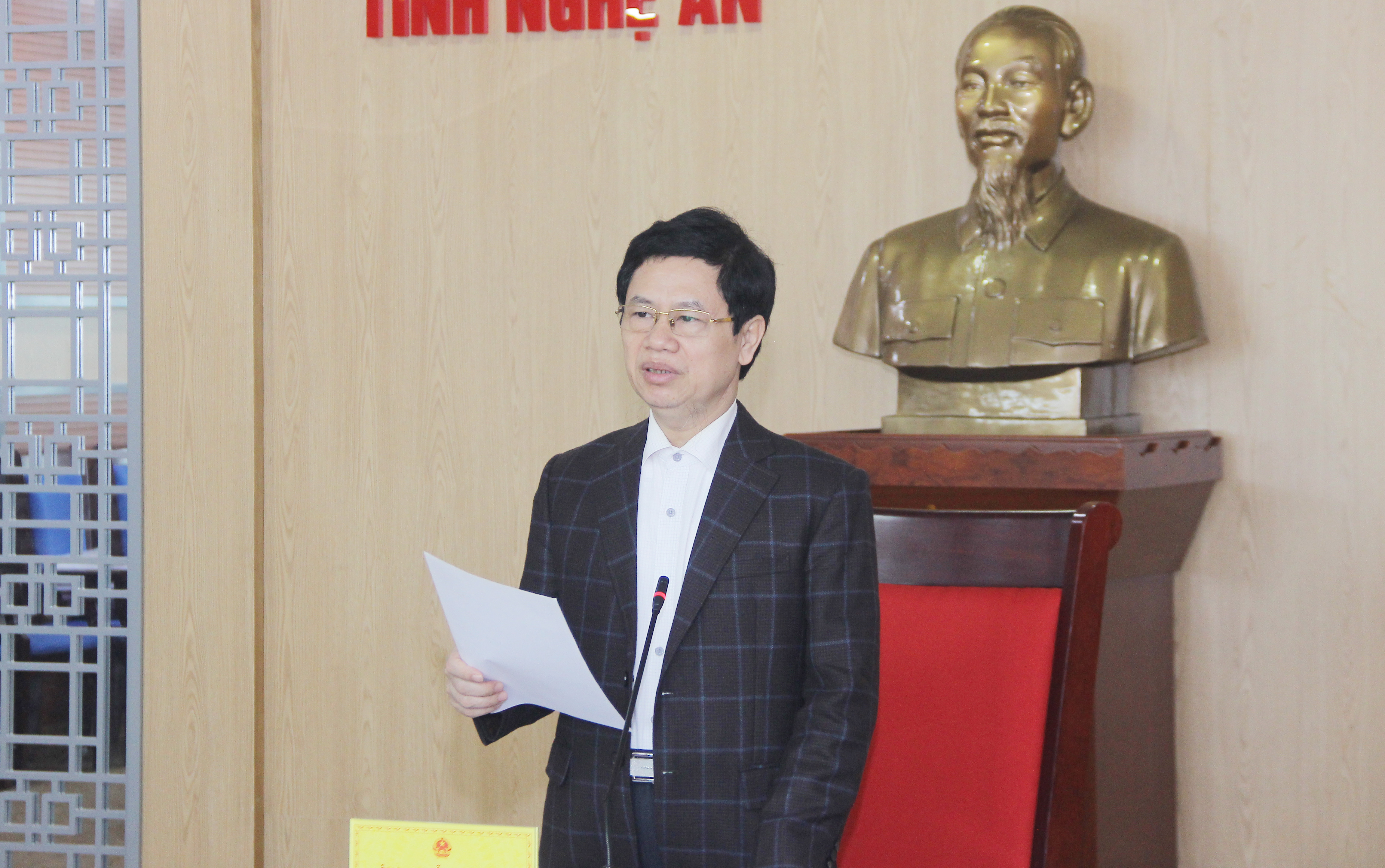 Chủ tịch HĐND tỉnh Nguyễn Xuân Sơn. Ảnh: Mai Hoa