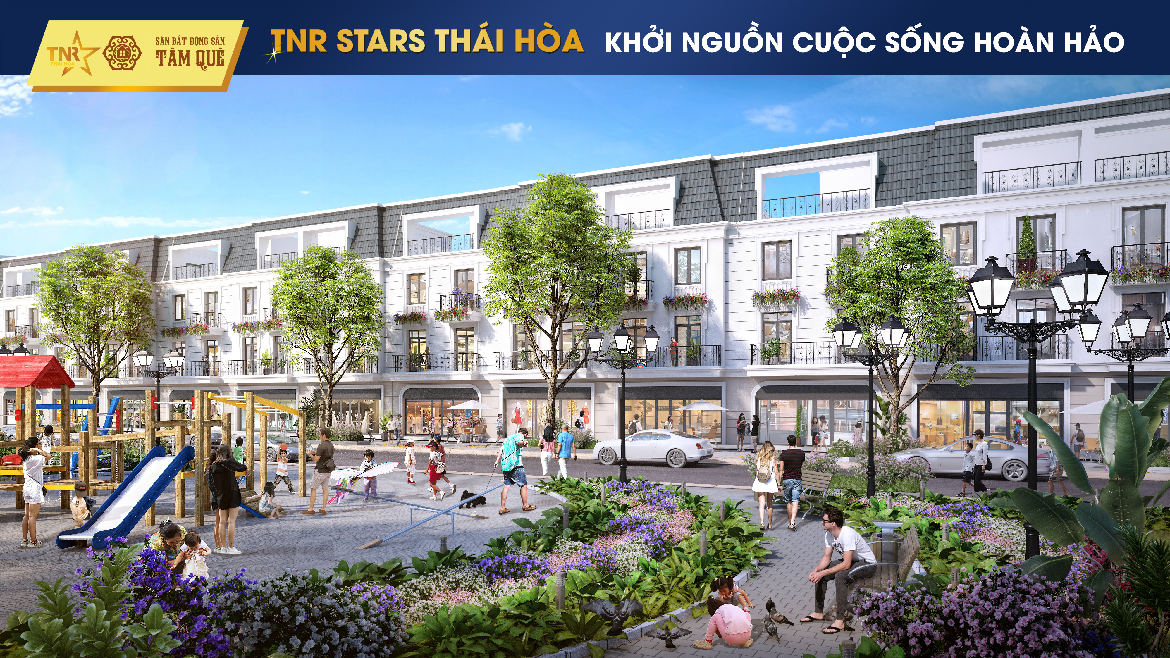 Những tuyến phố tương lai tại TNR Stars Thái Hòa