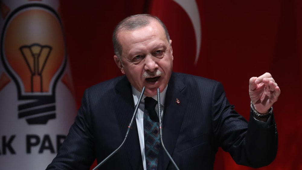 Tổng thống Thổ Nhĩ Kỳ Tayyip Erdogan kêu gọi người dân tẩy chay hàng hóa Pháp. Ảnh: AFP