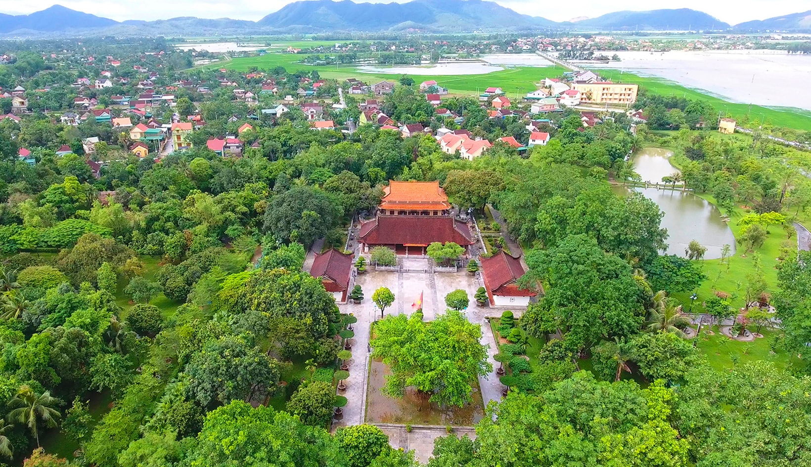 Một góc Làng Sen, xã Kim Liên, huyện Nam Đàn. Ảnh: Sách Nguyễn