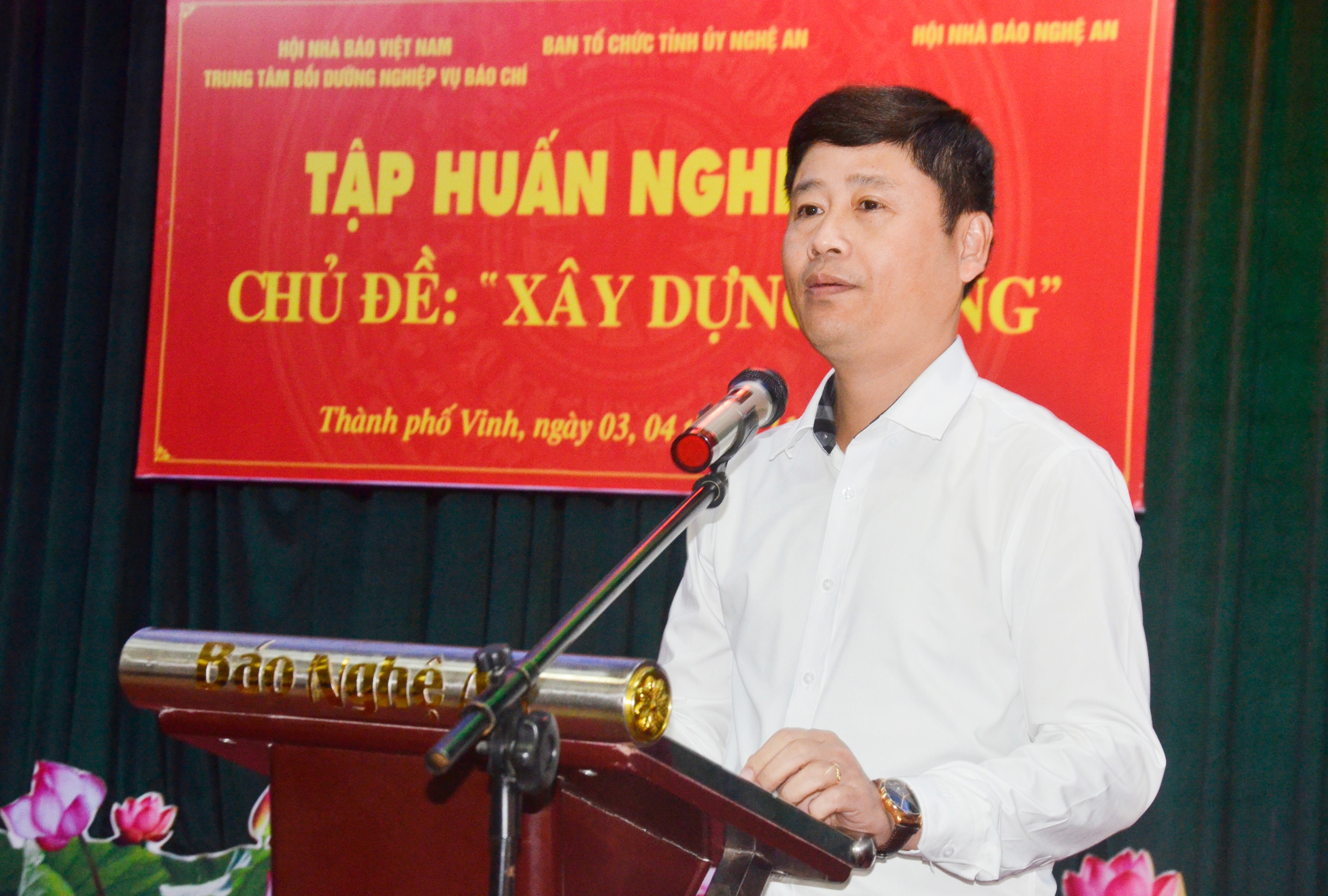 Đồng chí Trần Minh Ngọc phát biểu khai mạc