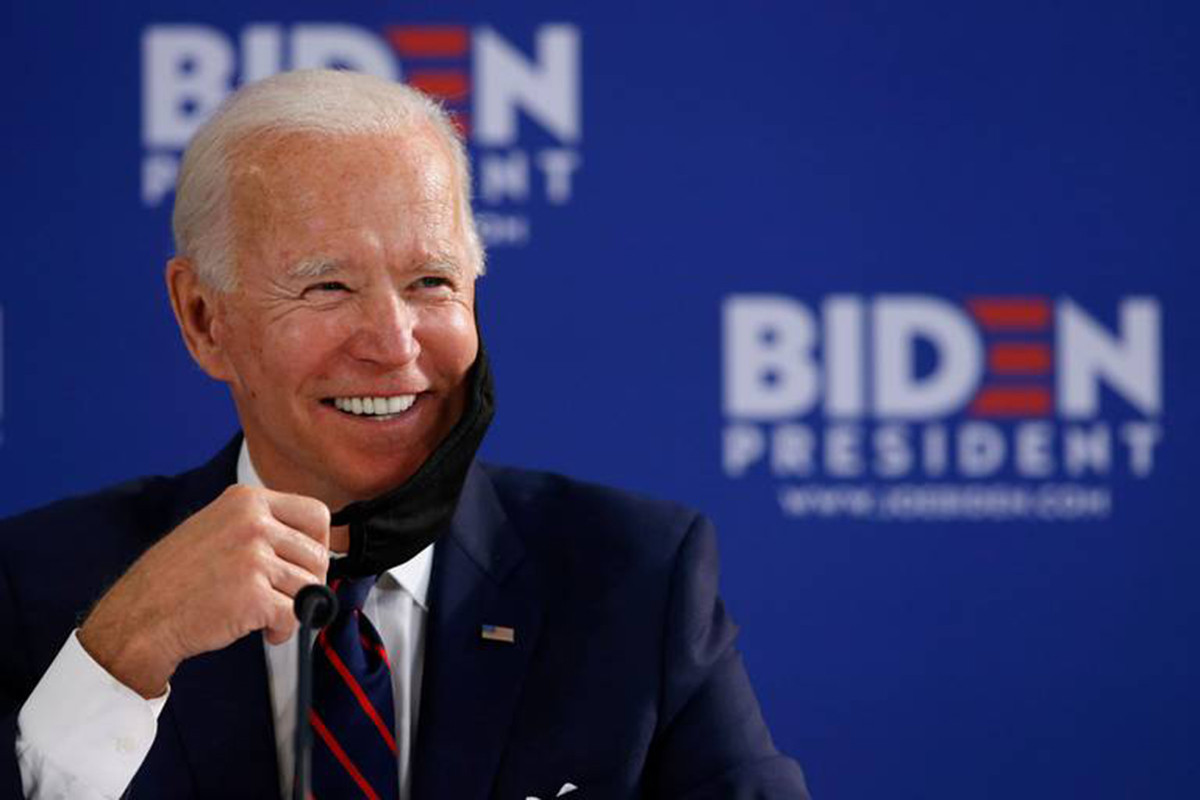 Ứng cử viên đảng Dân chủ Joe Biden với cam kết siết chặt kiểm soát dịch bệnh Covid-19  Ảnh: AP