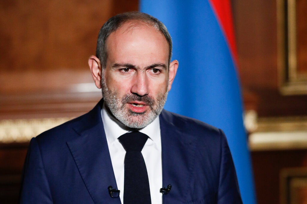 Thủ tướng Armenia Nikol Pashinyan nói rằng sự dàn xếp mới đây là quyết định rất khó khăn với ông lẫn toàn thể người dân. Ảnh: PAN