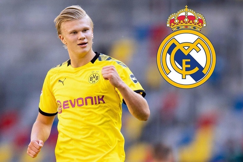 Real Madrid là một trong nhiều ông lớn châu Âu muốn có Erling Haaland