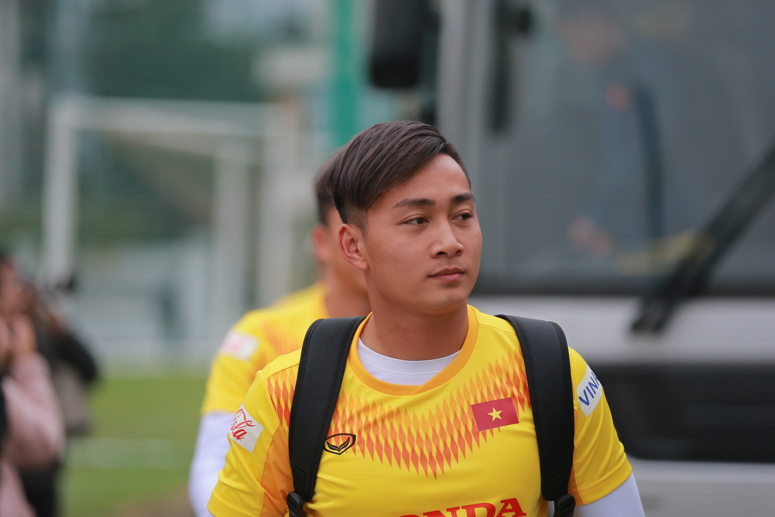 Cũng sinh năm 1995 và chơi ở vị trí tiền đạo là Hồ Tuấn Tài. Sau nhiều năm thi đấu cho SLNA, cầu thủ gốc Hưng Nguyên đang thuộc biên chế CLB TP Hồ Chí Minh. Ảnh: TK