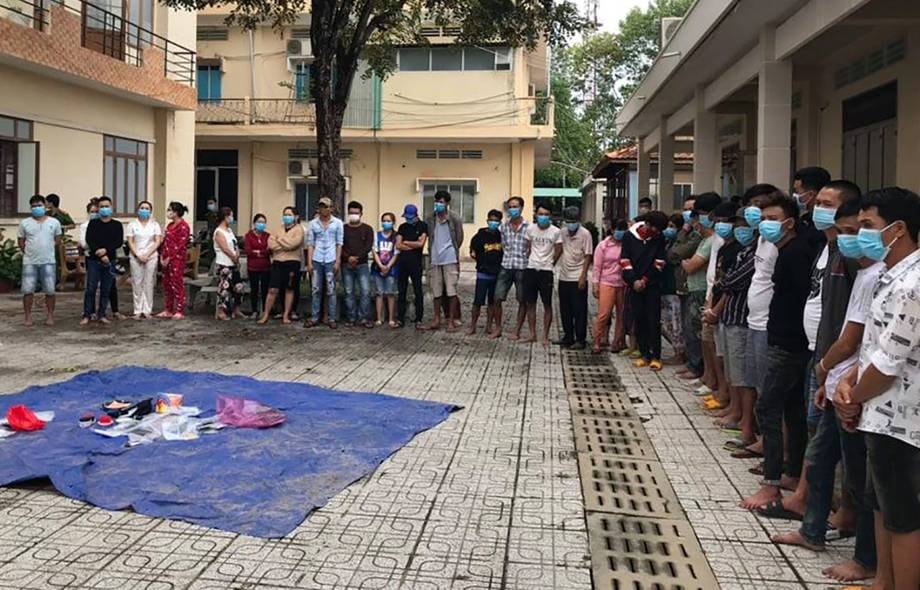 Hiện trường nơi xảy ra sự việc