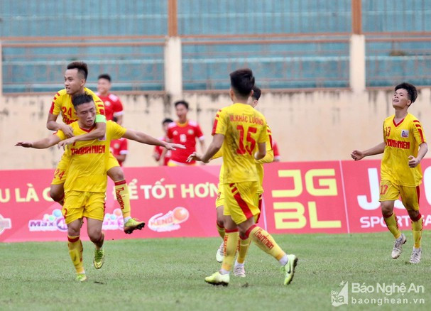  U21 Long An đã phải nhận thất bại 