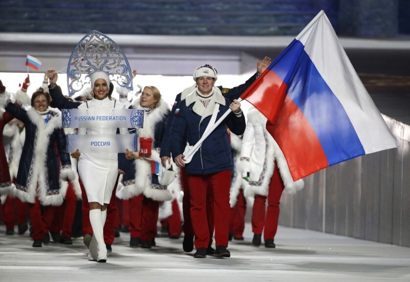 Thể thao Nga sẽ vắng mặt ở nhiều sự kiện quốc tế lớn trong hai năm tới. Ảnh: LA Times.