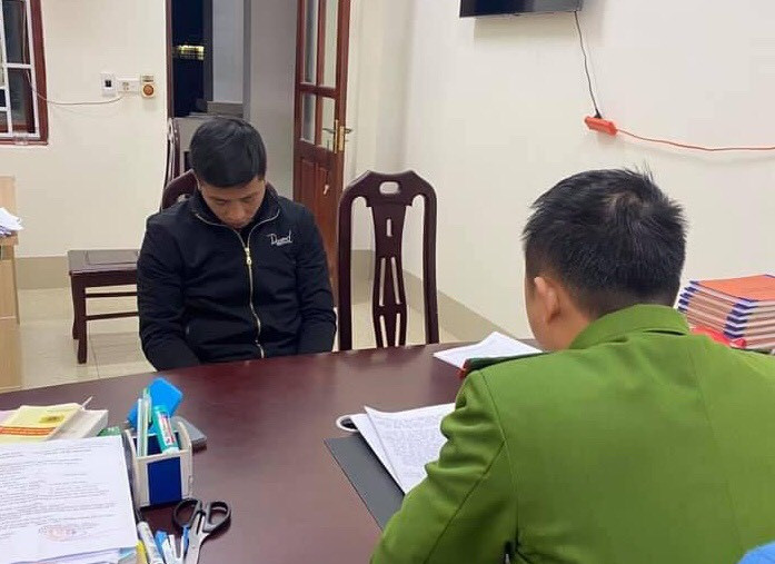 Hồ Văn Tâm thừa nhận hành vi đăng tải thông tin nói xấu lực lượng công an. Ảnh: Quang Huy