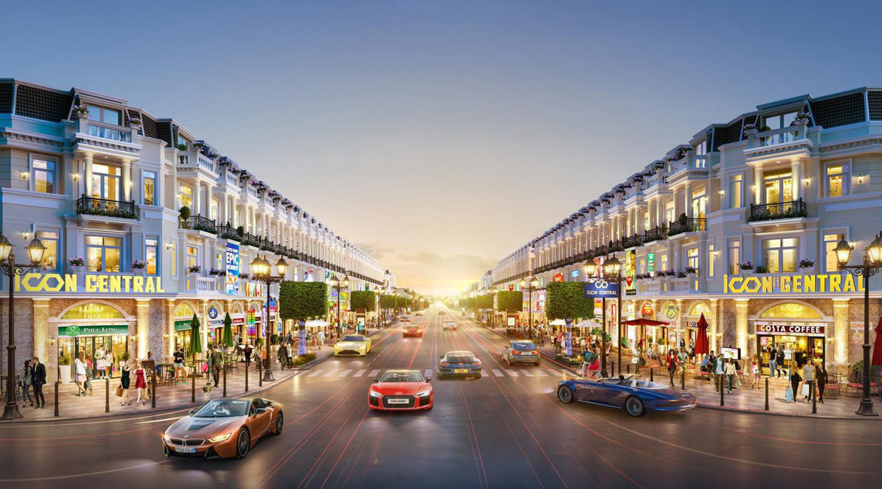 Những khu phố thương mại kinh doanh sầm uất trong tương lai thị thị xã Thái Hòa. Ảnh: Nguồn batdongsanexpress.vn