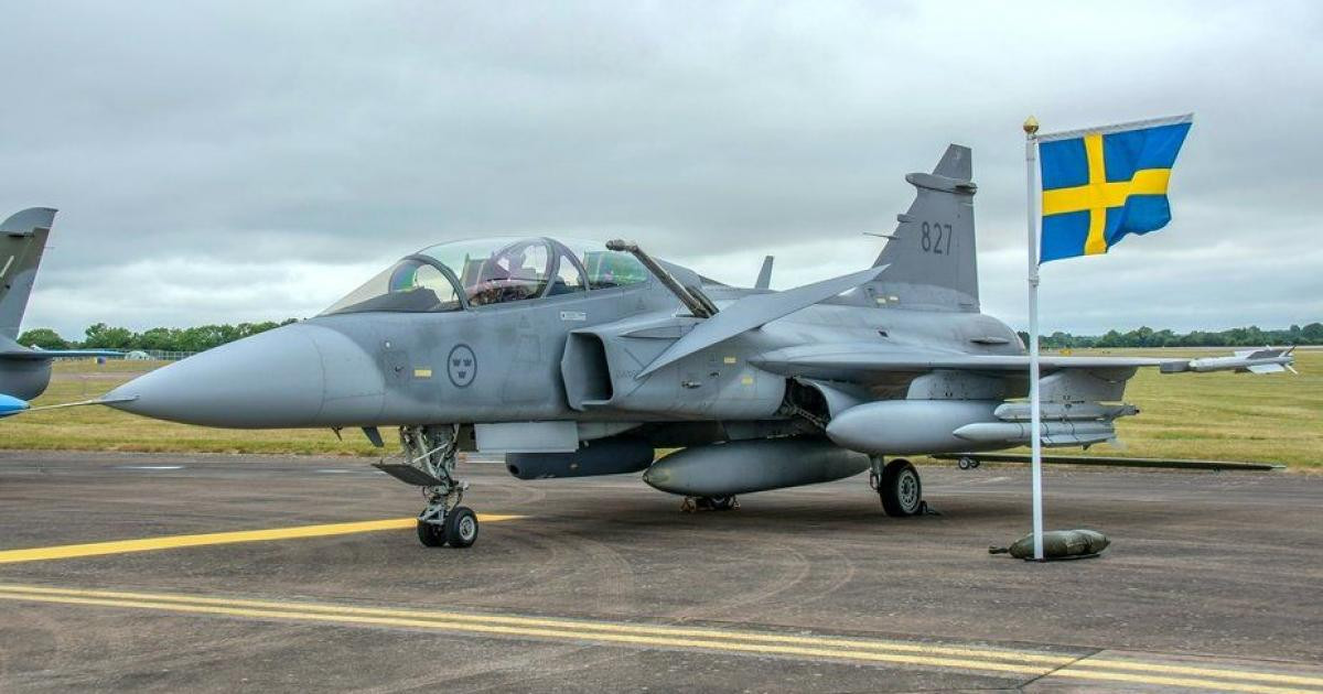 Thụy Điển tăng mạnh chi tiêu quốc phòng, trong đó có hạng mục mua sắm thêm máy bay chiến đấu. Ảnh: Euro Post