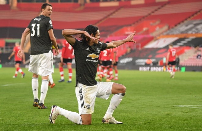 Việc không có Edinson Cavani sẽ là thiệt thòi lớn cho MU trong thời gian tới. Ảnh: Getty.