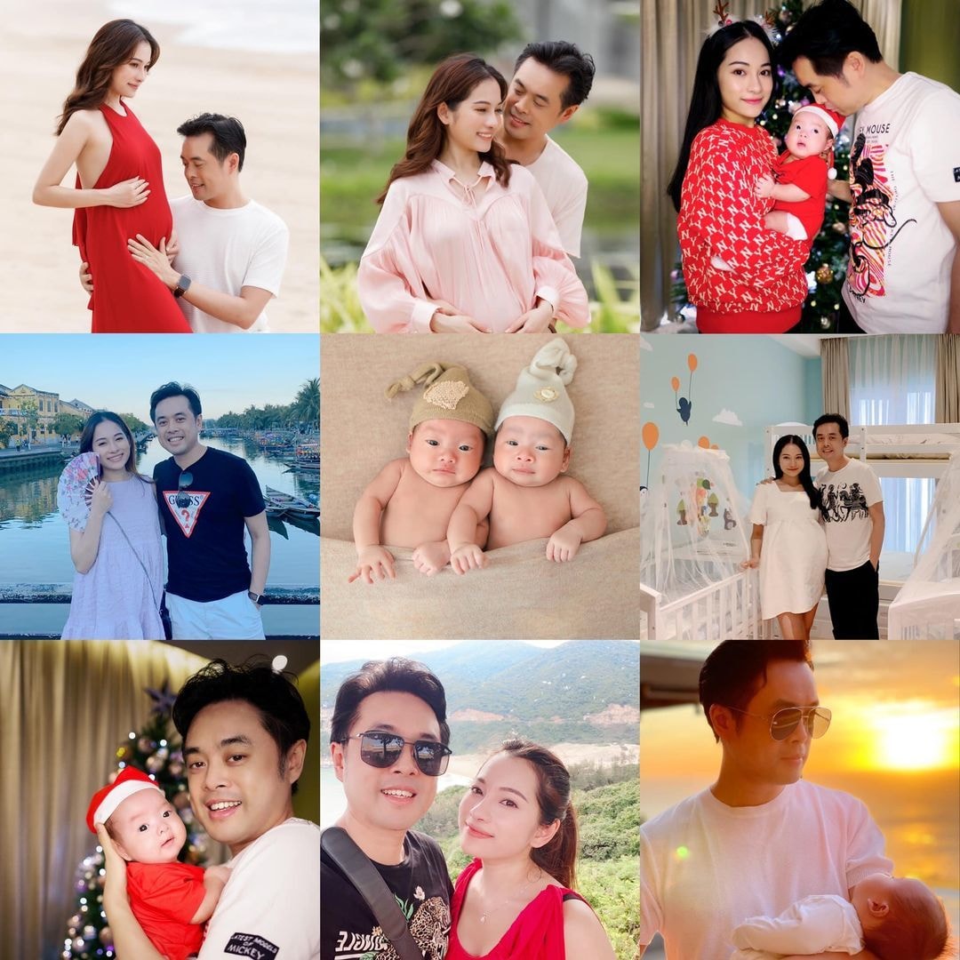 Dương Khắc Linh hạnh phúc chia sẻ lại loạt khoảnh khắc hạnh phúc trong năm 2020 bên bà xã. 