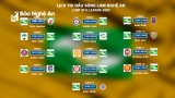 Lịch thi đấu chính thức của Sông Lam Nghệ An tại lượt đi V.League 2021