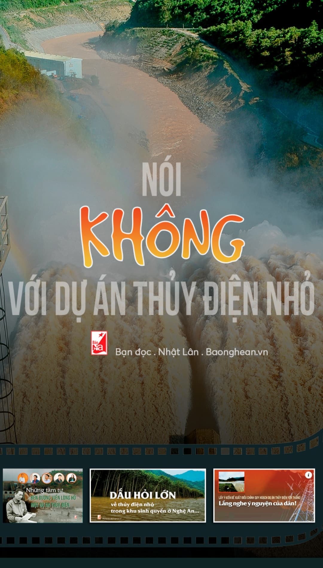 Bài viết của Báo Nghệ An về vấn đề khảo sát, bổ sung mới quy hoạch thủy điện nhỏ. Ảnh: Nhật Lân