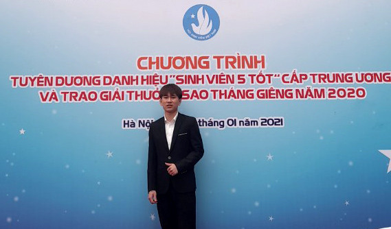 Sinh viên Phạm Minh Công. Ảnh: PV