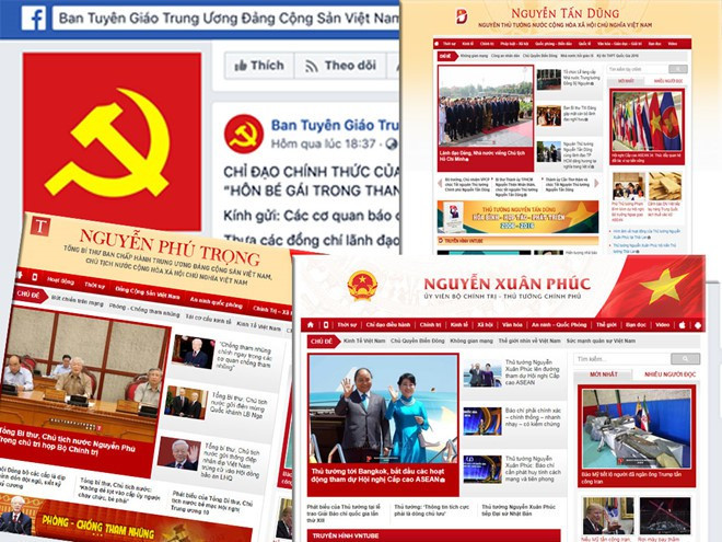 Những Fanpage, website mạo danh lãnh đạo Đảng, Nhà nước