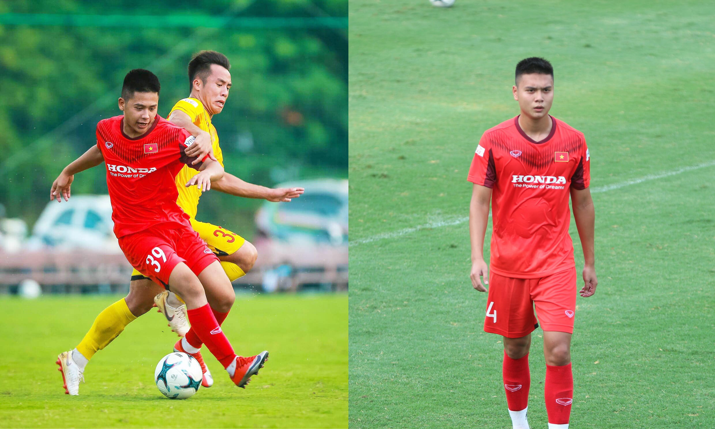 Trần Ngọc Ánh và Lê Thành Lâm thi đấu cho Đắk Lắk theo dạng cho mượn. Ảnh: FBNV