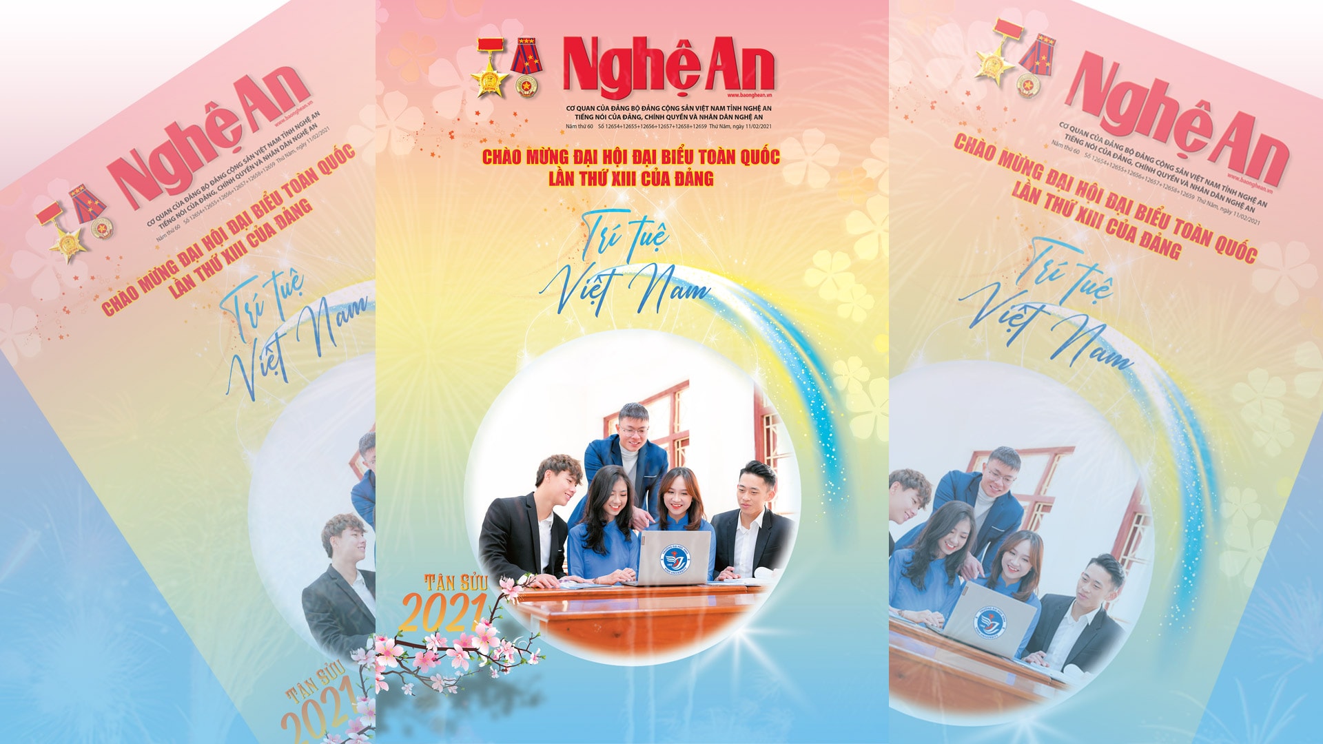 Báo Nghệ An Xuân Tân Sửu: Món quà đẹp cho Tết thêm vui