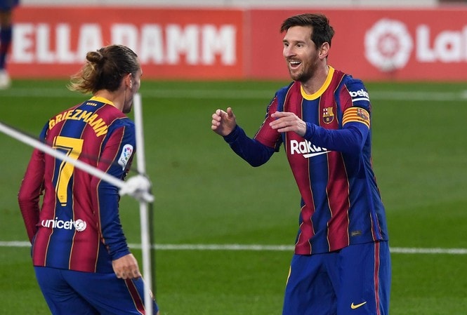 Griezmann tỏ ra khá bực mình khi thông tin về hợp đồng của Messi bị lộ