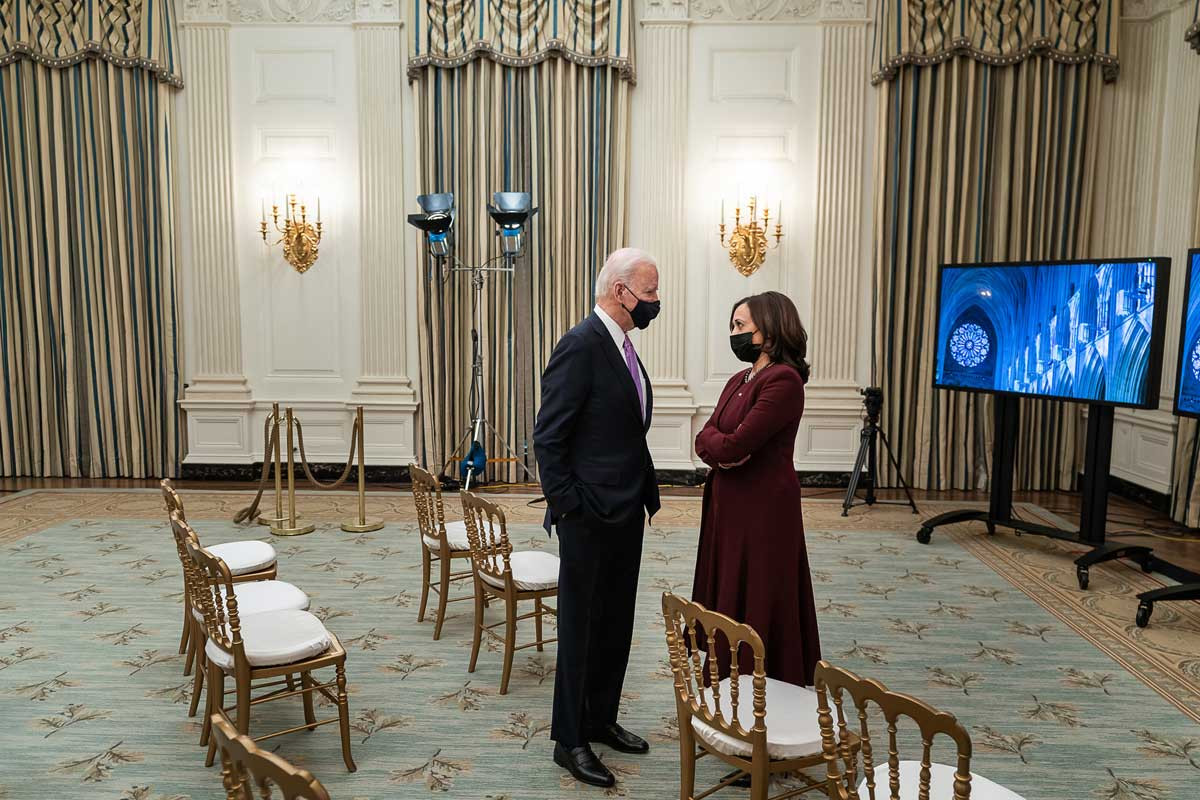 Bộ đôi Joe Biden và Kamala Harris sẽ tiếp tục chính sách cứng rắn với Trung Quốc. Ảnh: White House Official
