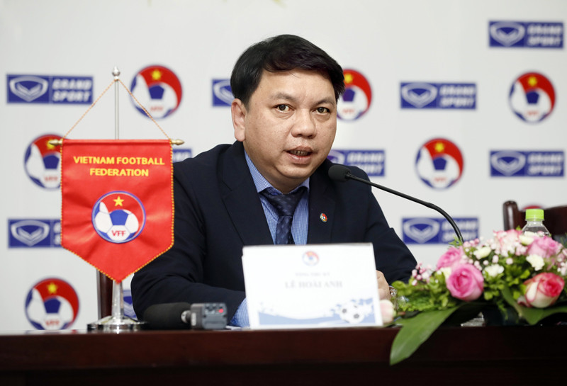 Ông Lê Hoài Anh – Tổng thư ký Liên đoàn bóng đá Việt Nam. Ảnh: VFF