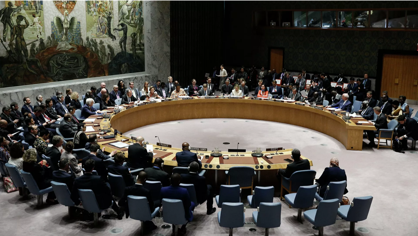 Một cuộc họp của Hội đồng Bảo an Liên hợp quốc. Ảnh: Ria Novosti 