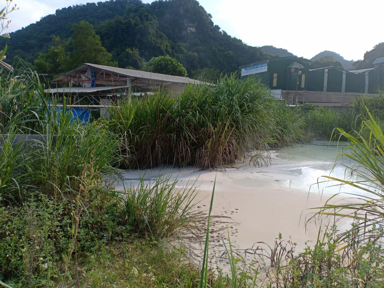 Hiện nay cả 6 CCN tại huyện Quỳ Hợp đều chưa có hệ thống xử lý nước thải tập trung. Ảnh: Tiến Đông