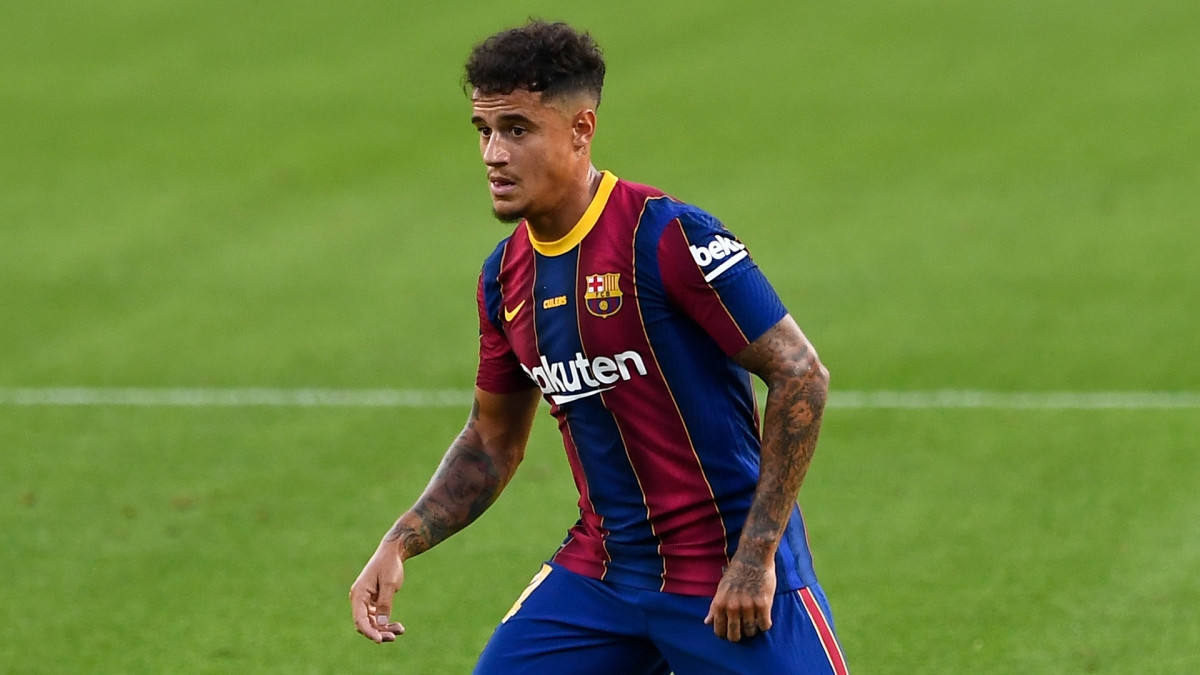 Coutinho nằm trong danh sách bị bán của Barca ở mùa hè 2021 (Ảnh: Getty).