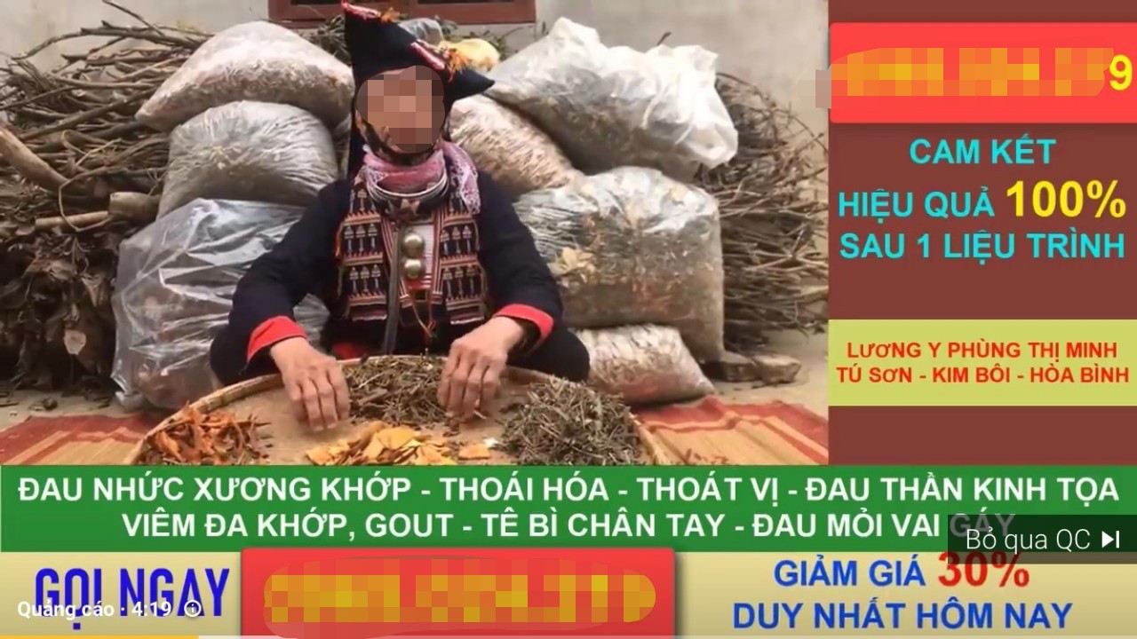 Theo các chuyên gia, nhiều loại bệnh trong các quảng cáo khẳng định chữa dứt điểm, chữa khỏi 100% là sai sự thật, lừa dối khách hàng. Ảnh: Tiến Hùng.