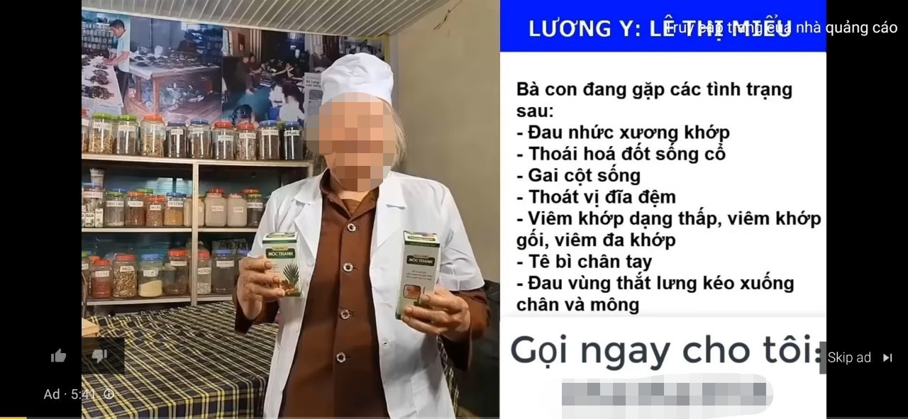 Quảng cáo sai sự thật, thổi phồng về thuốc đông y tràn lan trên mạng xã hội khoảng vài tháng nay. Ảnh: Tiến Hùng