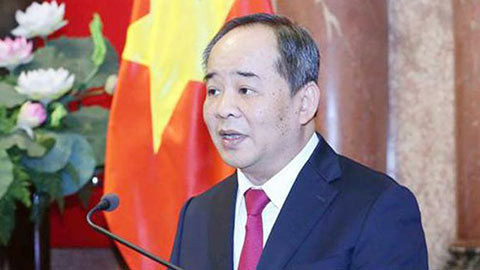 Chủ tịch LĐBĐVN Lê Khánh Hải. 