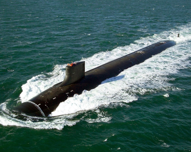 Tàu ngầm Seawolf của Hải quân Mỹ.