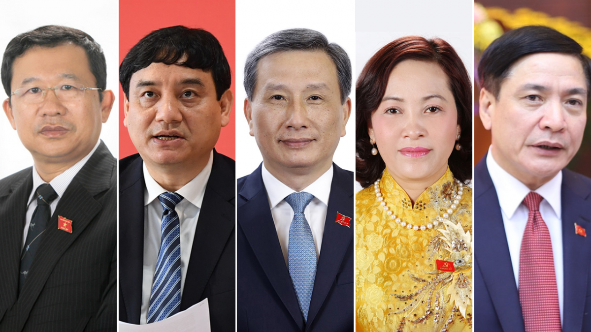 5 nhân sự được giới thiệu để bầu Ủy viên Ủy ban Thường vụ Quốc hội