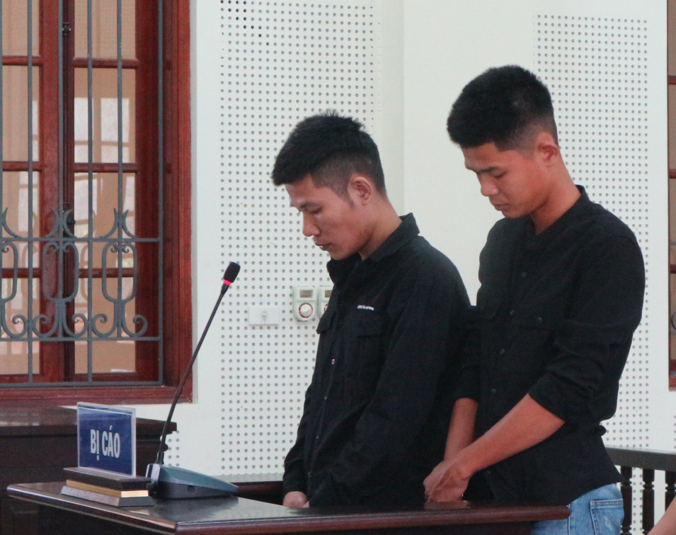 Hai anh em Nguyễn Huy Được và Nguyễ Huy Cường hầu tòa sau vụ ẩu đả 