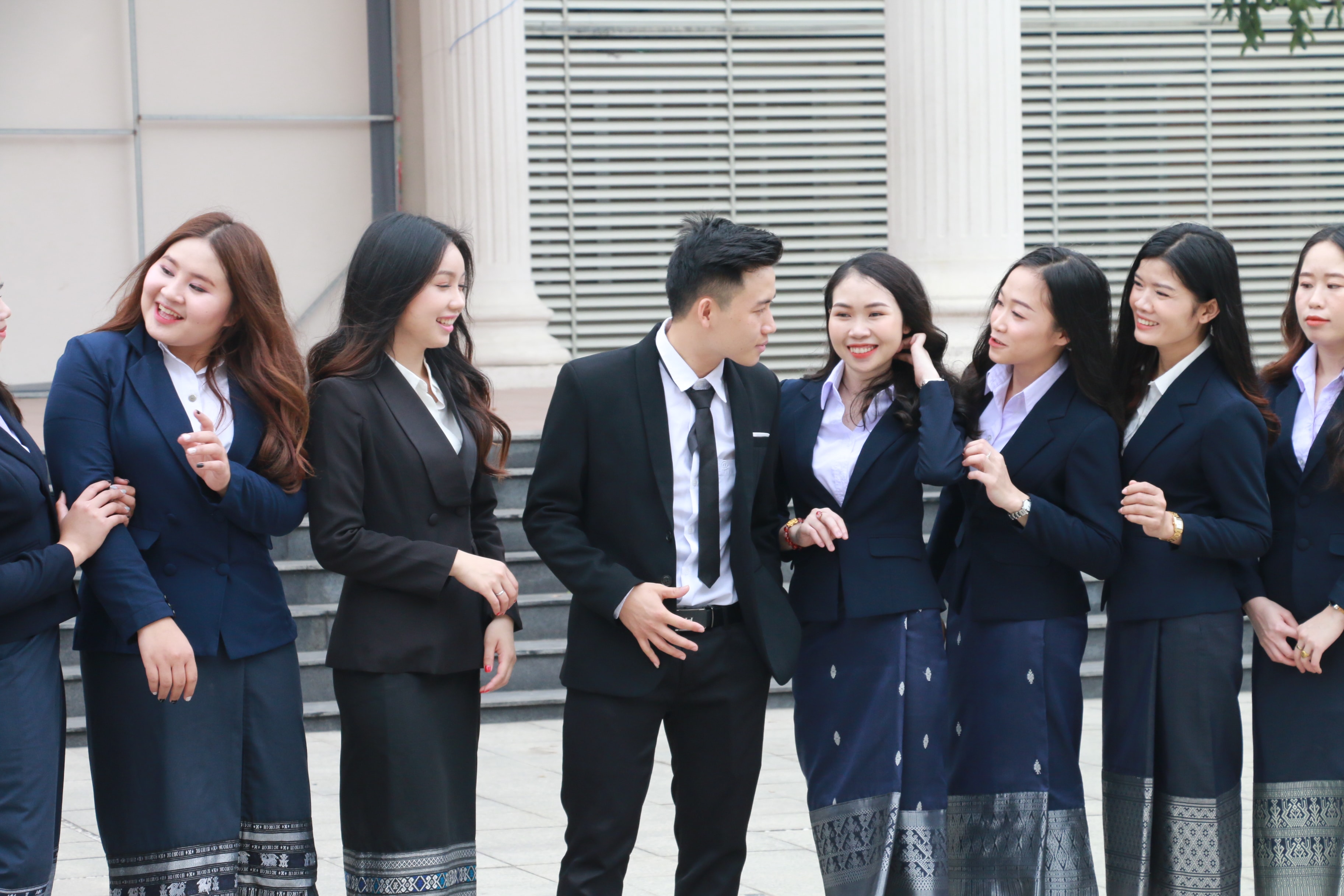 Du học sinh Lào học tại Trường Đại học Vinh. Ảnh: MH