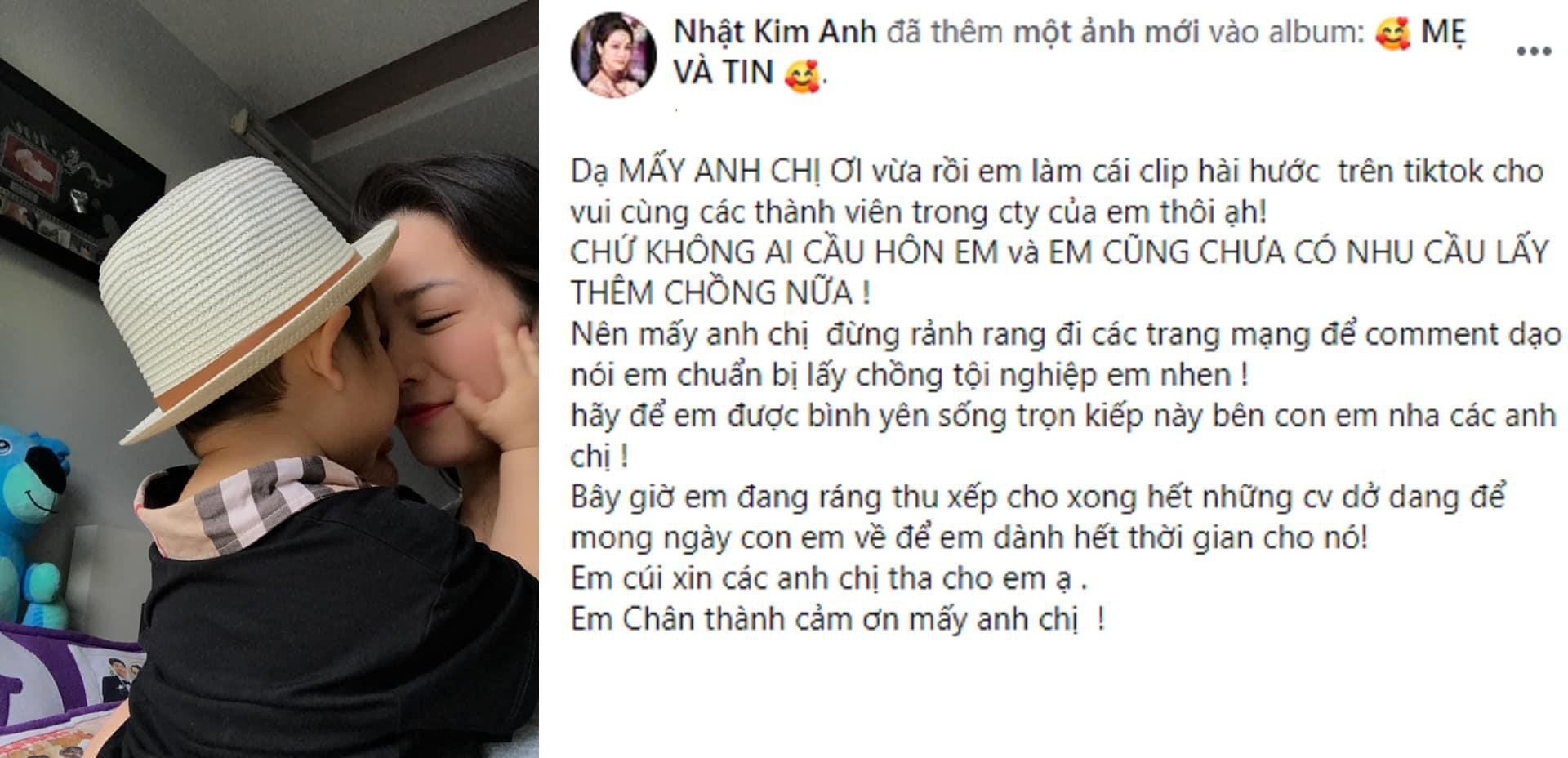 Trước tin đồn được đàn em cầu hôn và sắp đi thêm bước nữa, Nhật Kim Anh nói gì? ảnh 2