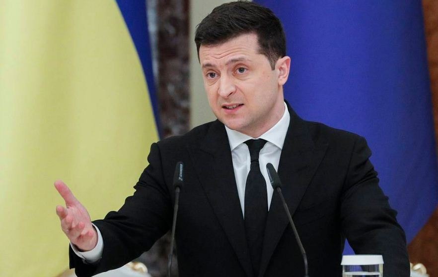 Tổng thống Ukraine Zelensky. Ảnh: Tass