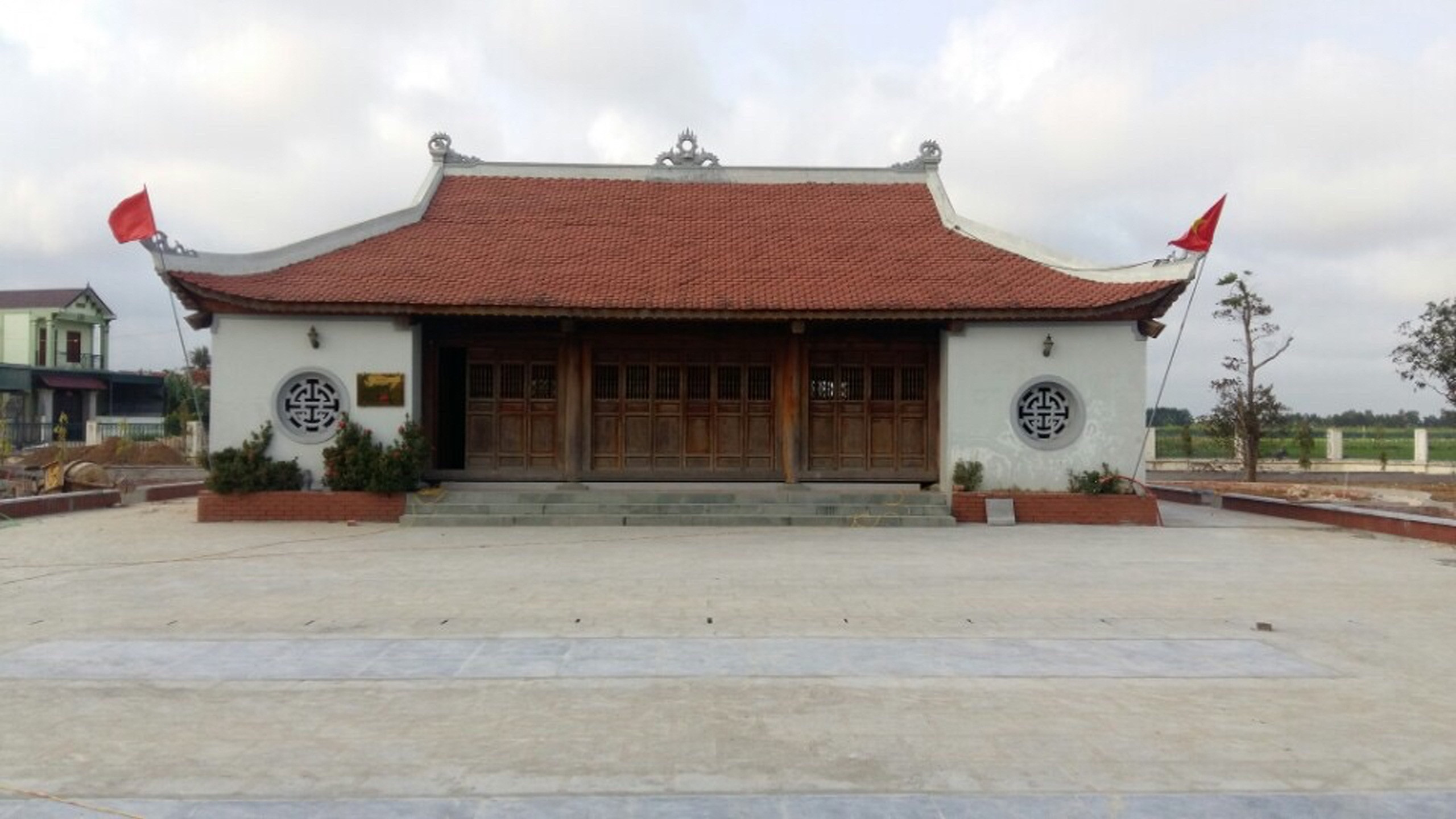 Khu lưu niệm đồng chí Phùng Chí Kiên tại xã Diễn Yên, huyện Diễn Châu. Ảnh: Hồ Hà